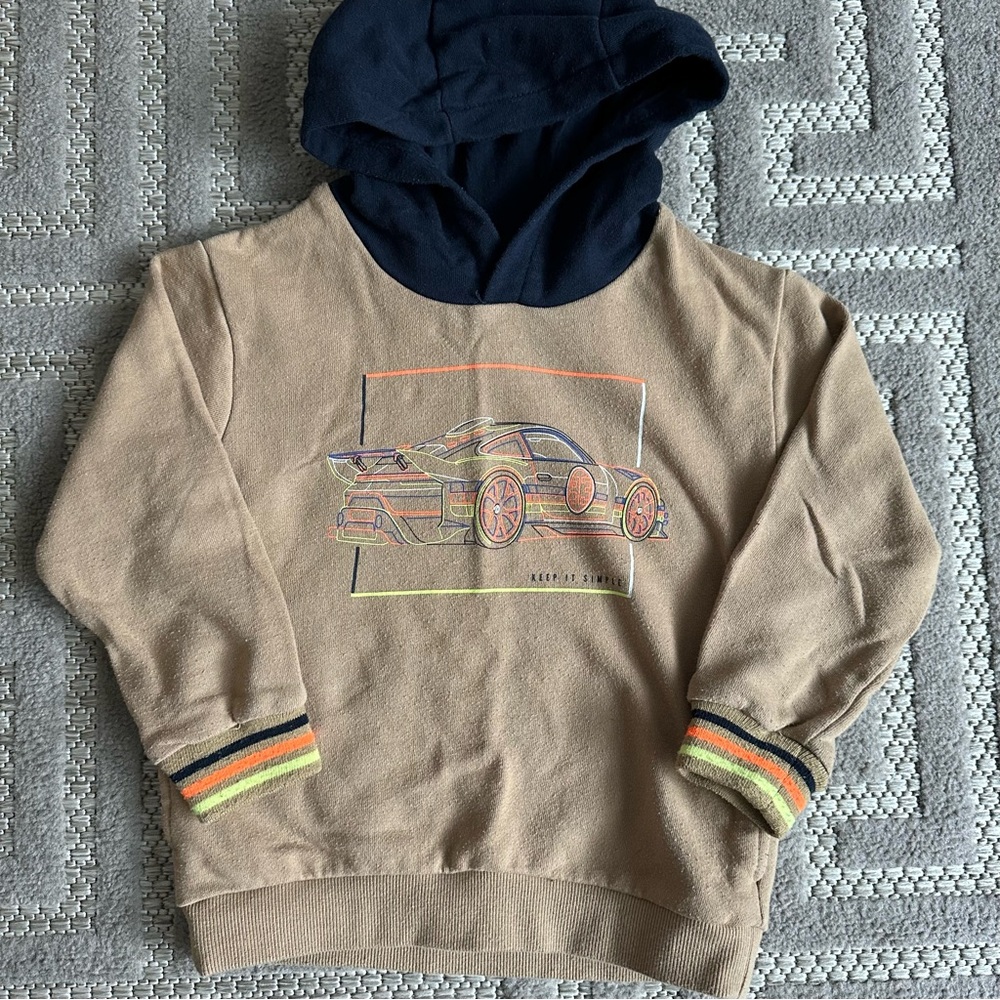 Mayoral boys car print sweatshirt